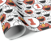 Sesame Street | Elmo Wrapping Paper Geschenkpapier (Rolleneckpunkt)