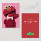 Sesame Street | Elmo zum Valentinstag Mitteilungskarte (Vorne/Hinten)