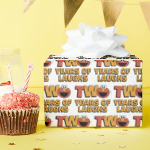 Sesame Street Elmo - Zweiter Geburtstag Verpacku Geschenkpapier