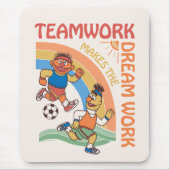 Sesame Street | Ernie & Bert Teamarbeit Mousepad (Vorne)