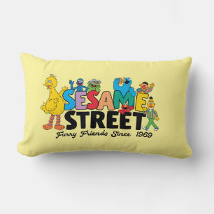 Sesame Street   Fellige Freunde seit 1969 Lendenkissen