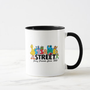 Sesame Street Fluffige Freunde seit 1969 Tasse
