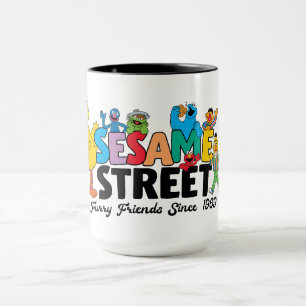 Sesame Street Fluffige Freunde seit 1969 Tasse