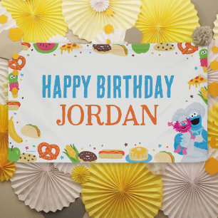 Sesame Street Foodie Truck Geburtstag Banner