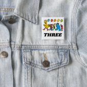 Sesame Street Freunde | 3. Geburtstagsballons Button (Beispiel)