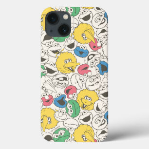 Sesame Street Freunde   Big Head Core Muster Case-Mate iPhone Hülle
