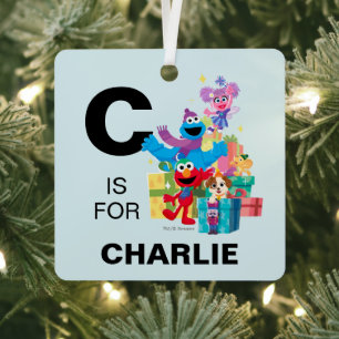 Sesame Street Freunde und Geschenke Ornament Aus Metall