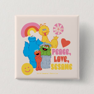 Sesame Street   Frieden, Liebe, Sesame Button