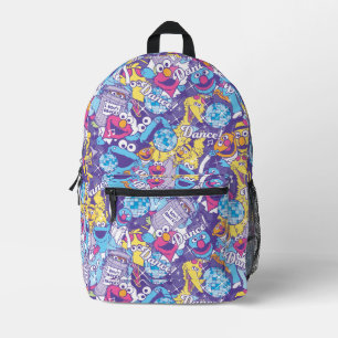 Sesame Street   Groovy Tanzmuster Bedruckter Rucksack