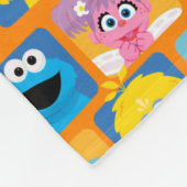 Sesame Street Hanukkah Pattern Fleecedecke (Ecke)