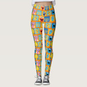 Sesame Street Hanukkah Pattern Leggings (Vorderseite)