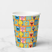 Sesame Street Hanukkah Pattern Pappbecher (Rückseite)