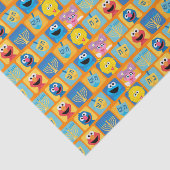 Sesame Street Hanukkah Pattern Seidenpapier (Ausschnitt)