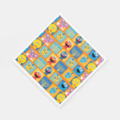Sesame Street Hanukkah Pattern Serviette (Ecke)