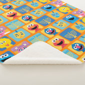Sesame Street Hanukkah Pattern Sherpadecke (3/4)
