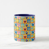 Sesame Street Hanukkah Pattern Tasse (Zentrum)