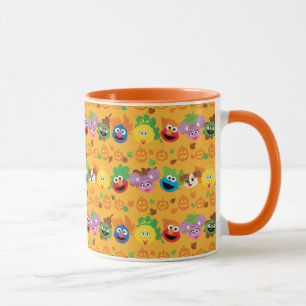 Sesame Street Herbstlaub-Muster Tasse