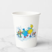 Sesame Street | Ice Skating Friends Pappbecher (Rückseite)