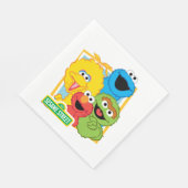 Sesame Street-Kumpel Serviette (Ecke)