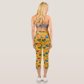 Sesame Street Kwanzaa Pattern Capri Leggings (Rückseite)