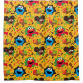 Sesame Street Kwanzaa Pattern Duschvorhang (Vorderseite)