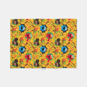 Sesame Street Kwanzaa Pattern Fleecedecke (Vorderseite (Horizontal))