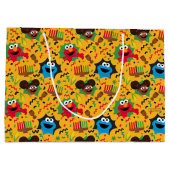Sesame Street Kwanzaa Pattern Große Geschenktüte (Rückseite)