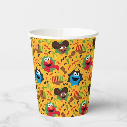 Sesame Street Kwanzaa Pattern Pappbecher (Links)