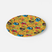 Sesame Street Kwanzaa Pattern Pappteller (Schrägansicht)