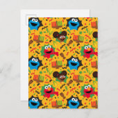 Sesame Street Kwanzaa Pattern Postkarte (Vorne/Hinten)