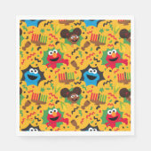 Sesame Street Kwanzaa Pattern Serviette (Vorderseite)