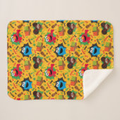 Sesame Street Kwanzaa Pattern Sherpadecke (Vorderseite (Horizontal))
