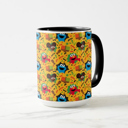Sesame Street Kwanzaa Pattern Tasse (VorderseiteRechts)