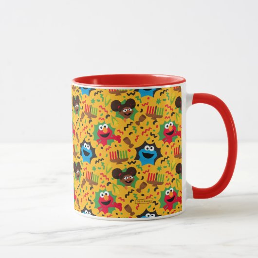 Sesame Street Kwanzaa Pattern Tasse (Rechts)