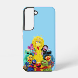 Sesame Street   Lustige bunte Freunde Portrait Samsung Galaxy Hülle