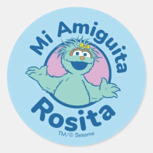 Sesame Street   Mi Amiguita Rosita Runder Aufkleber