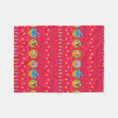 Sesame Street Nutcracker Urlaubsmuster Fleecedecke (Vorderseite (Horizontal))