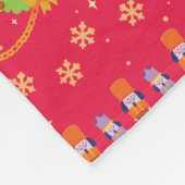 Sesame Street Nutcracker Urlaubsmuster Fleecedecke (Ecke)