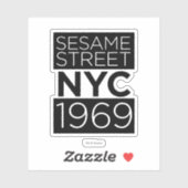Sesame Street NYC Aufkleber (Blatt)
