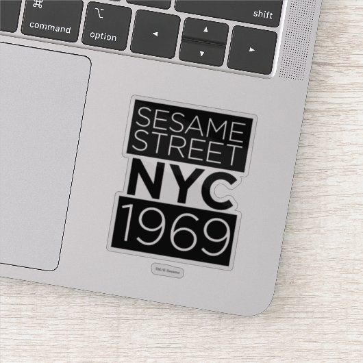 Sesame Street NYC Aufkleber (Detail)