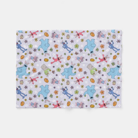 Sesame Street Oaster Bunny Pattern Fleecedecke (Vorderseite (Horizontal))