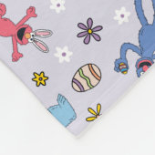 Sesame Street Oaster Bunny Pattern Fleecedecke (Ecke)