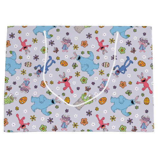 Sesame Street Oaster Bunny Pattern Große Geschenktüte (Vorderseite)