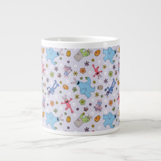 Sesame Street Oaster Bunny Pattern Jumbo-Tasse (Vorderseite)