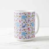 Sesame Street Oaster Bunny Pattern Kaffeetasse (VorderseiteRechts)