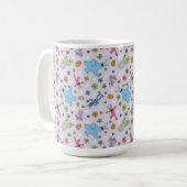 Sesame Street Oaster Bunny Pattern Kaffeetasse (Vorderseite Links)