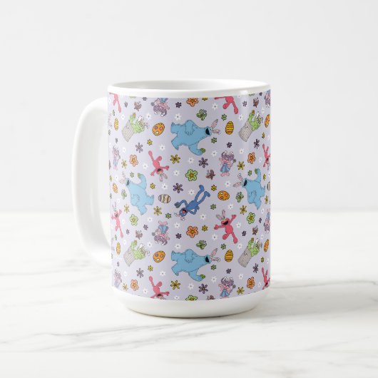 Sesame Street Oaster Bunny Pattern Kaffeetasse (Vorderseite Links)
