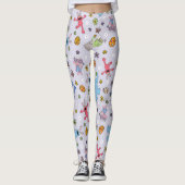 Sesame Street Oaster Bunny Pattern Leggings (Vorderseite)