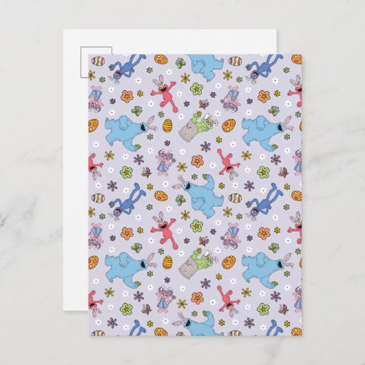 Sesame Street Oaster Bunny Pattern Postkarte (Vorne/Hinten)