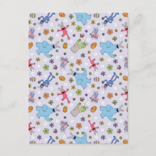 Sesame Street Oaster Bunny Pattern Postkarte (Vorderseite)